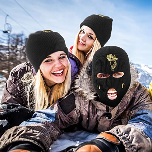 Masque-de-ski-a-3-trous-avec-motif-2-cagoules-tricotees-a-trois-trous-pour-lhiver-Pour-sports-de-plein-air