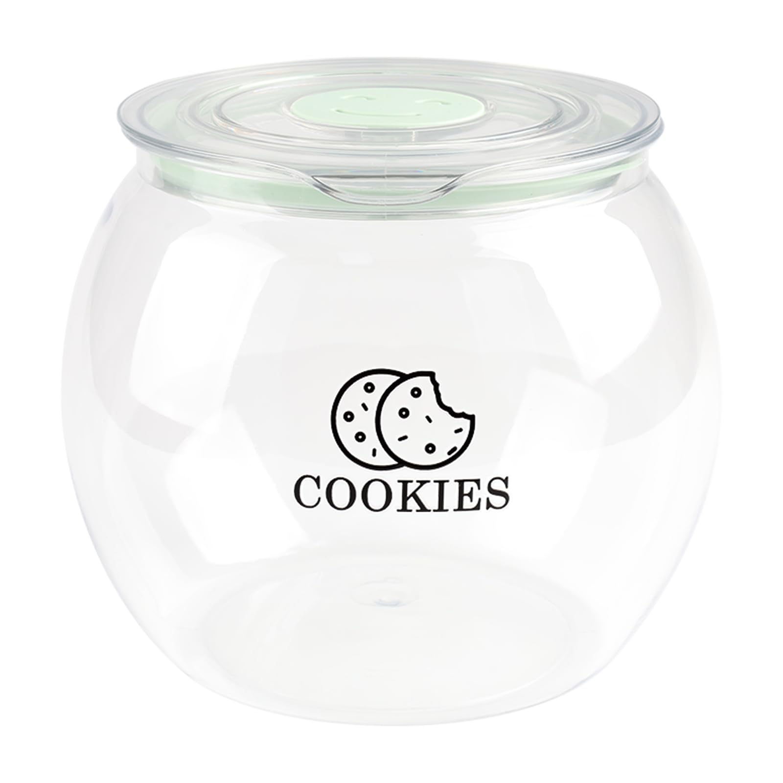 Gzsekken Biscuit Cookie Jar with Lid,Plastic Biscuit Storage Tin,Airtight Sweet Jar Cracker Storage Jar,Container Candy Buffet Food Storage for Snacks, Dry Goods,Nuts,Keep Crispy