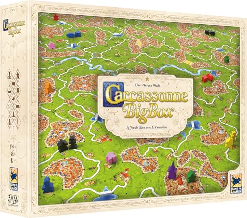 Jeu de stratégie Asmodee Carcassonne Big Box - vue 2