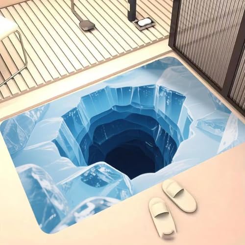 Cloud Walk 3D Illusion Rug - Step into Ultra-Softness with