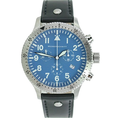 Messerschmitt Herren-Chronograph Fliegeruhr ME-5030BLAU