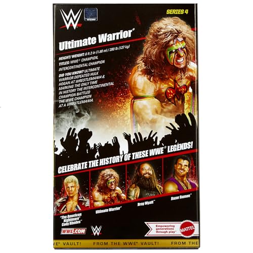 WWE Ultimate Warrior (WM6 Faded Paint) from The Vault Ringside Exclusive Series 4