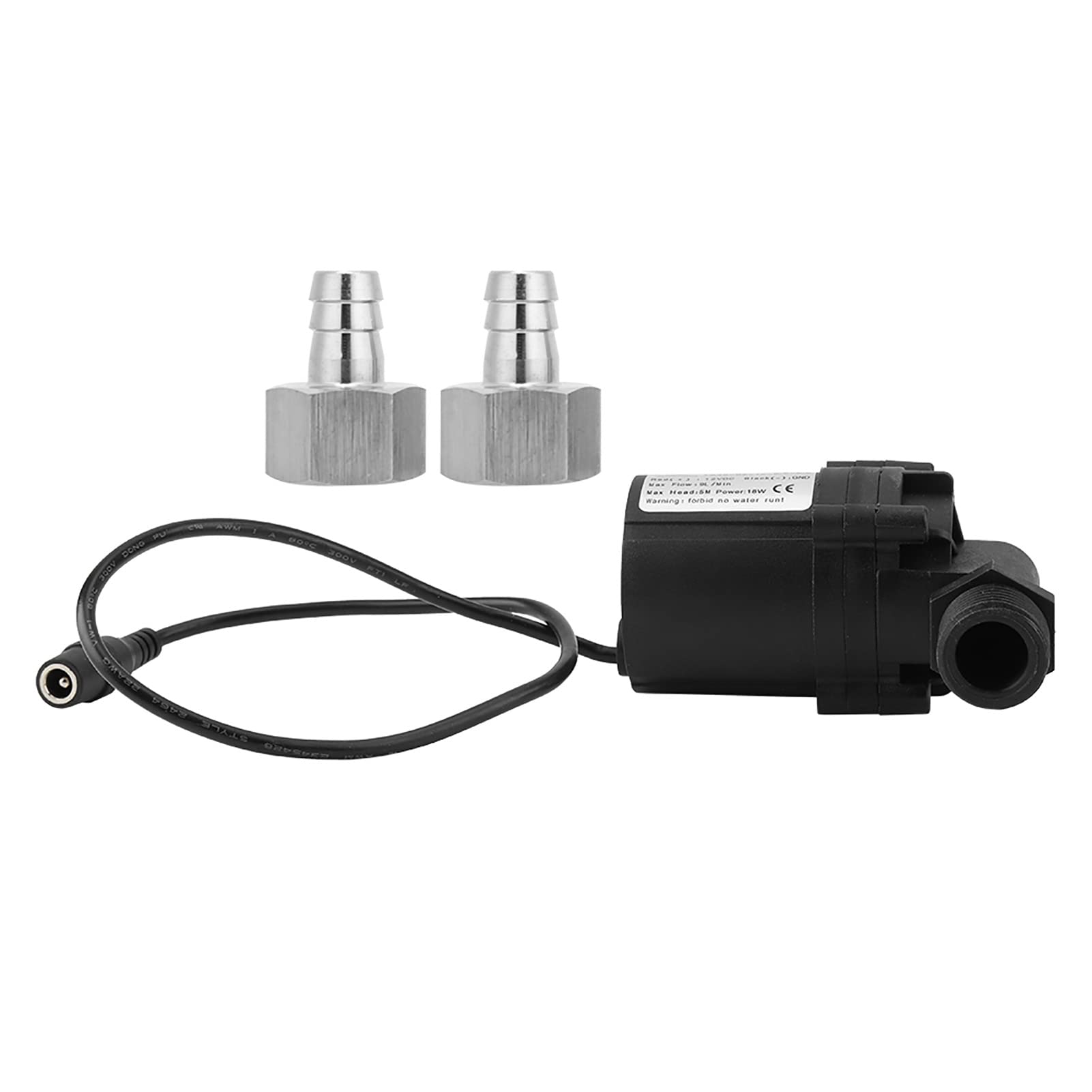 Braupumpe,Bierfasspumpe,Bierdruckpumpe,DC 12V 18W Brewing Homebrew Pump Circulation Brushless Beer Pumps(mit Stecker), Homebrew Pumpe Bierpumpe Zirkulationspumpe Brushless Braupumpe Bierfasspumpe