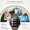 Lgnitek 2026 Nuovo Smartwatch Uomo Con ECG/HRV/BMI/Acido Urico/Lipidi, 1,43" AMOLED Orologio Salute Con 24H Frequenza Cardiaca/SpO2/Sonno/Chiamata SOS, Contapassi IP68,Per Android 9.0+ iOS 10.0+