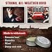 Firehouse Moustache Wax LIGHT - for Beard & Mustache Shaping, Naturally Scented & Colored, All-Weather Mustache & Beard Wax (1 Ounce Tin); HANDMADE in Small Batches by John the Fireman