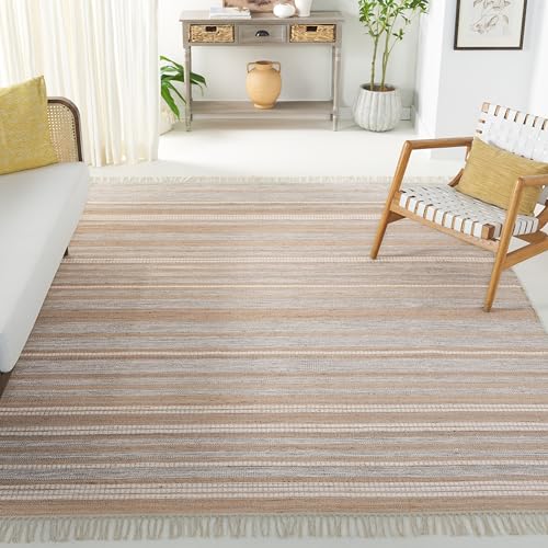 Tapete SAFAVIEH Kilim 8x10 Natural y Gris
