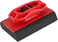 Lixadeira manual Warner Manufacturing Tool 34436, plástico, vermelho