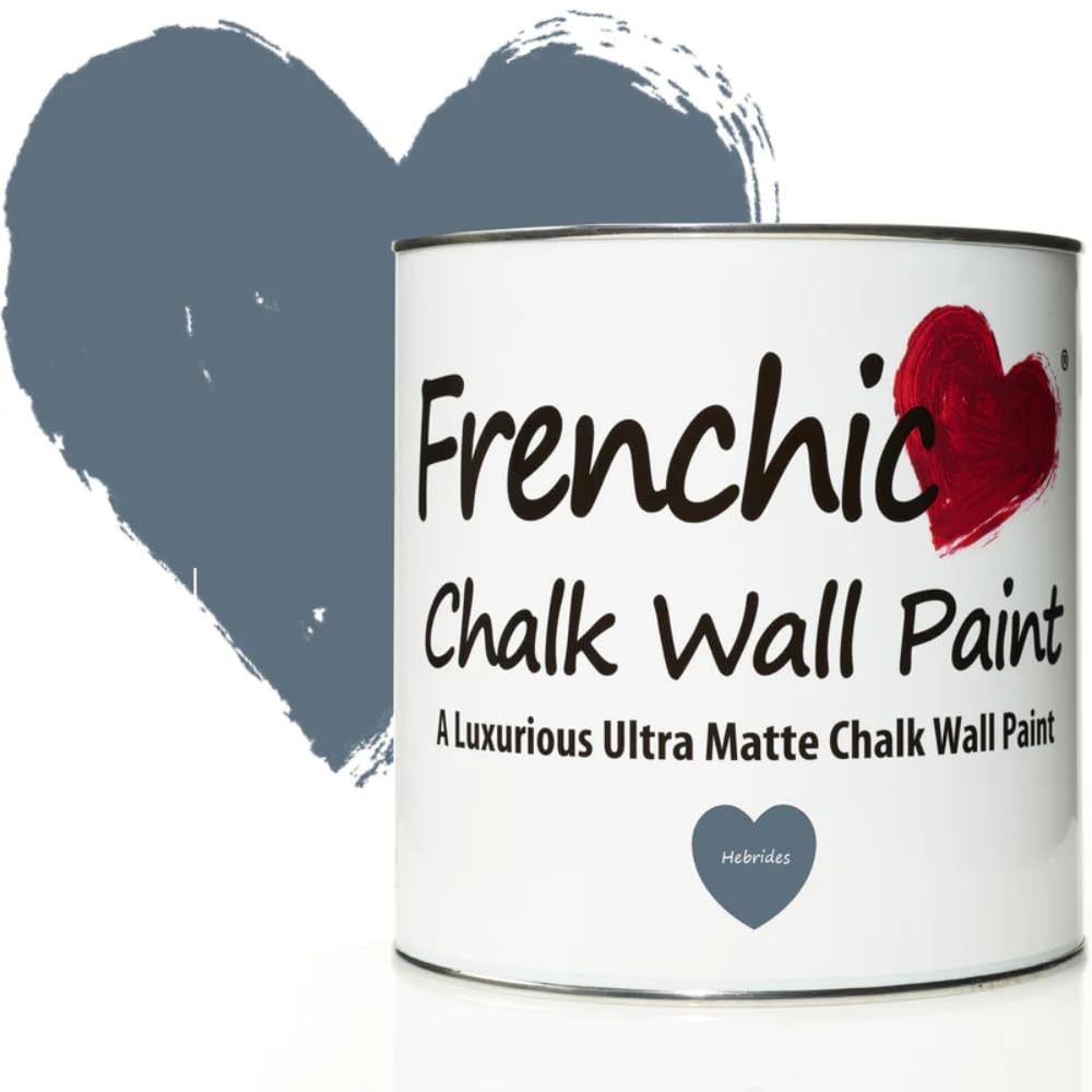 Frenchic Hebrides Chalk Wall Paint, For Interior Walls & Ceilings, Ultra Matte, Washable & Scrubbable (2.5L)