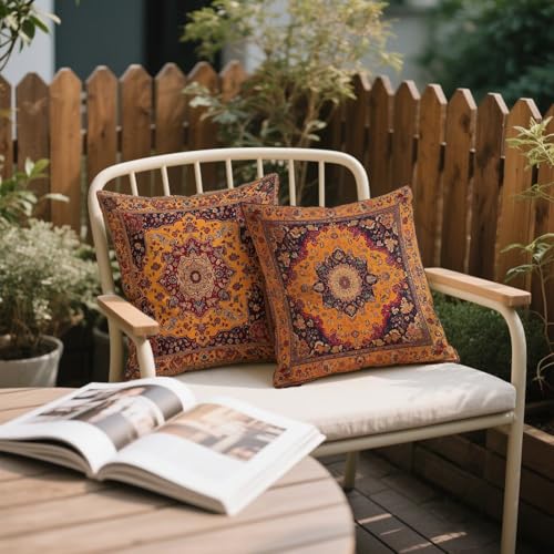 Coussin extérieur imperméable 40x40 avec fermeture invisible pour canapé