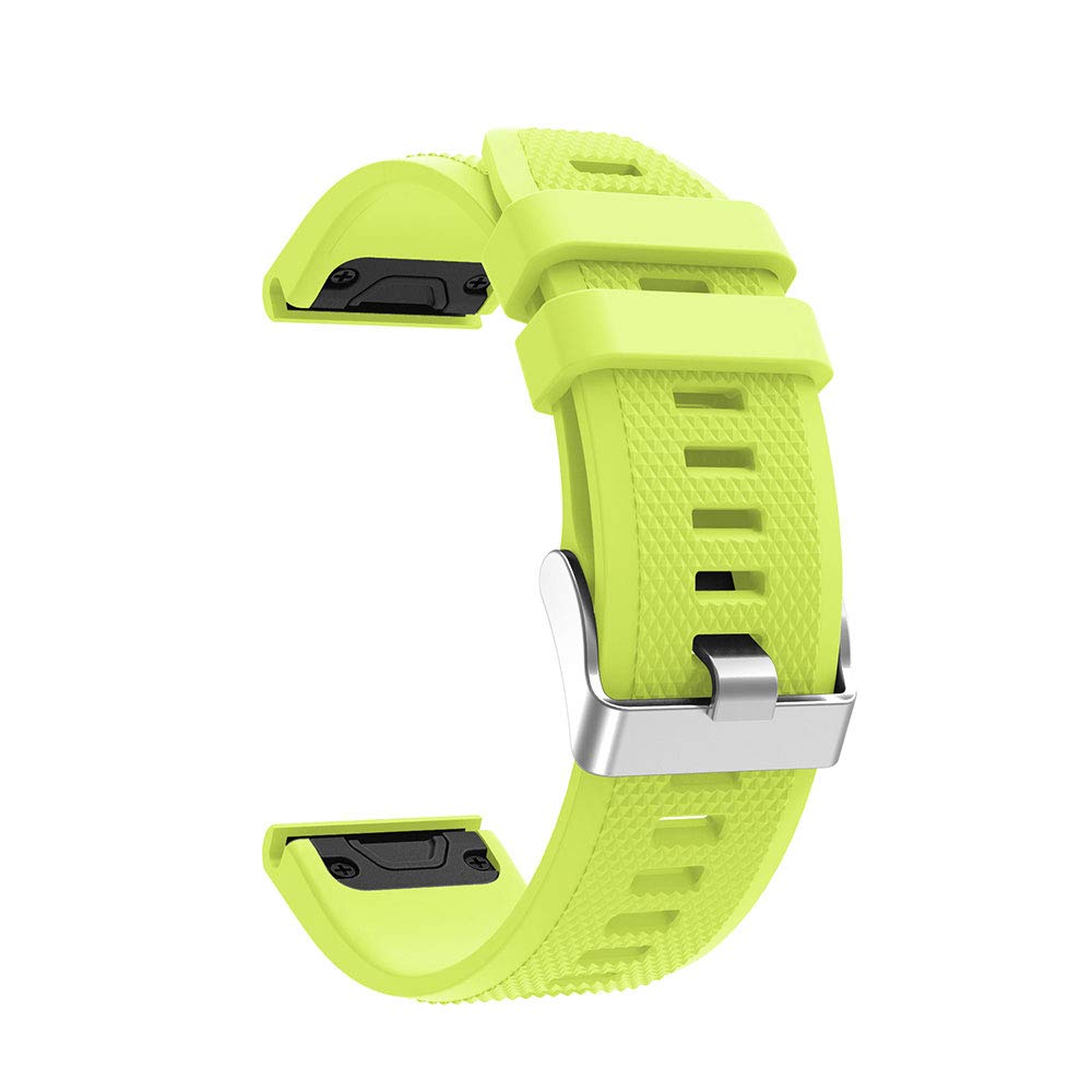 Correa de silicona de 20 mm con cierre rápido para Garmin Fenix 5S Plus 7