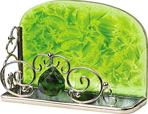 Business Card & Napkin Holder-BCH3009-Green