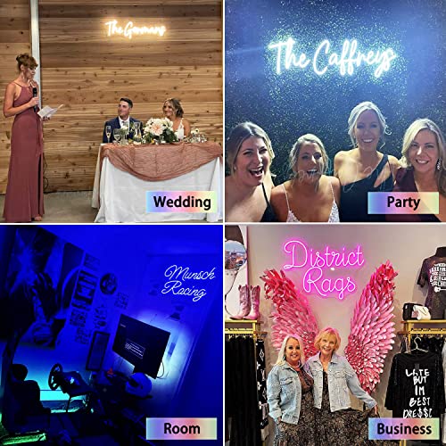 HJSNEON Custom Neon Light Signs for Wall Decor LED Personalized Large Lights Sign Bedroom Home Room Decor Wedding Party Salon Gift for Bar Logo Neon Signs Decoration (10 to 55 inches) HJSNEON Custom Neon Light Signs for Wall Decor LED Personalized Large Lights Sign Bedroom Home Room Decor Wedding Party Salon Gift for Bar Logo Neon Signs Decoration (10 to 55 inches)