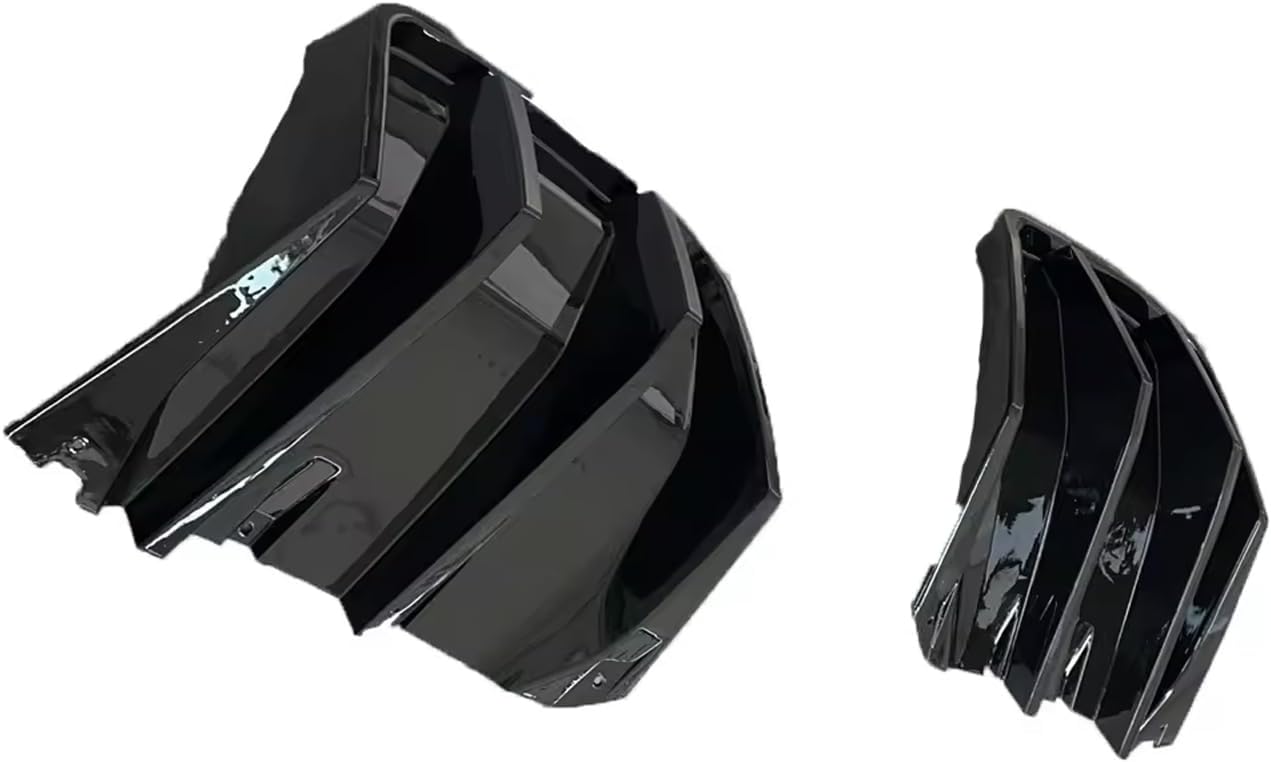 Rear Diffuser Compatibility with 2014-2019 Corvette C7 | Z06 Stage 3 Rear Bumper Chin Diffuser Kit Spoiler Splitter Gloss Black