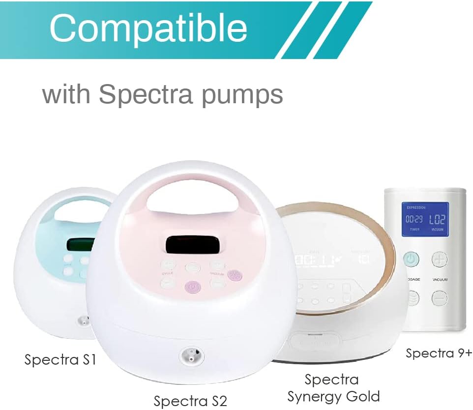 Replacement Duckbill Valves and Backflow Protector for Spectra, Compatible Pump Parts for Spectra S1 Spectra S2 Spectra 9 Plus by PumpMom (Not Original Spectra S2 Accessories)
