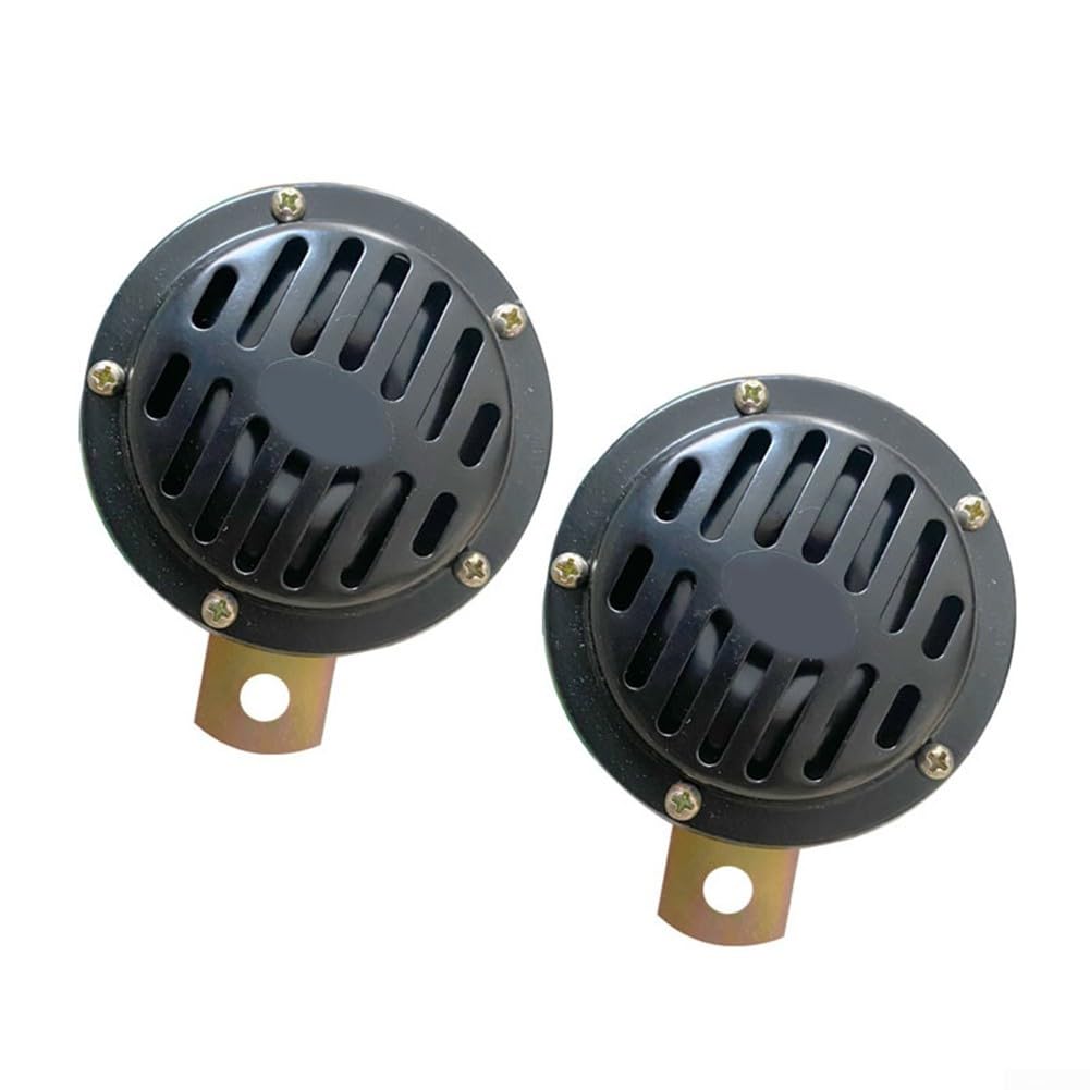 EasyByMall Metall-Lautsprecher für kleine Becken und Motorräder, praktisches Design für Baugeräte (12V)