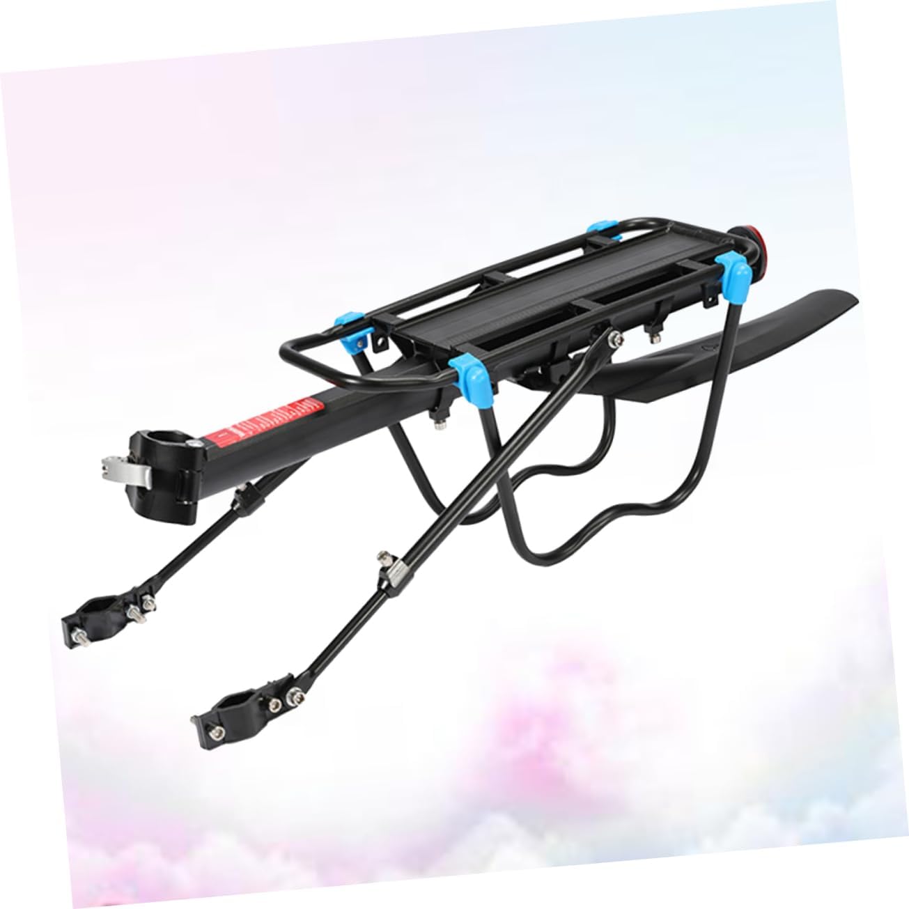 Durable Bike Cargo Rack Lightweight Back Stand for Mountain and Road Bikes Easy to Install Rear Shelf with Installation Tool and Manual for Outdoor Use