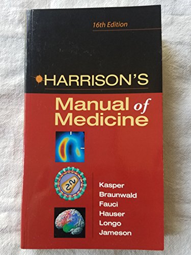 Harrison's Manual of Medicine 0071119302 Book Cover