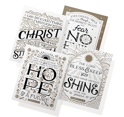 Image of Twigs Paper Scripture Encouragement Greeting Cards, 12 Blank Note Cards | Small size, matching envelopes included, inspirational & religious, for church & ministry