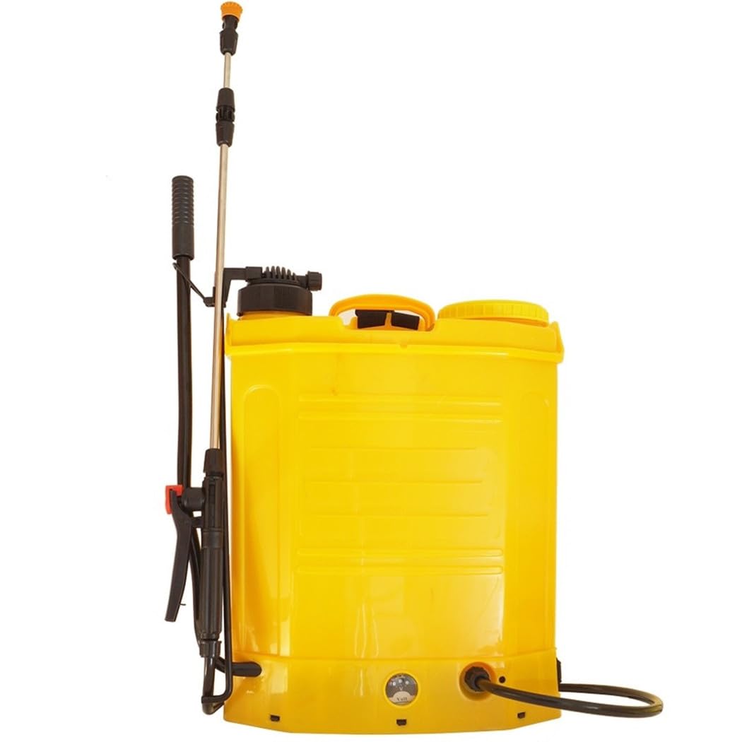 Trade Shop - Pompa A Spalla Elettrica Manuale A Batteria Nebulizzatore Spruzzino 18 Lt