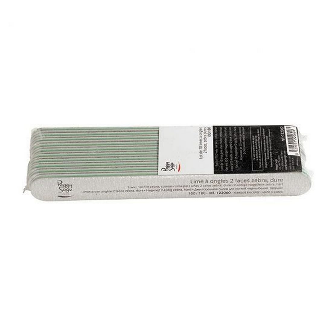 Peggy Sage Zebra 2-seitige Nagelfeile 100/180