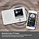 LEMEGA DR3 Tragbares DAB Plus/FM Digitalradio Batteriebetrieben,Radio Büro DAB Bluetooth, Kopfhöreranschluss,Favoritenspeicher,Doppelalarm Radiowecker,TFT Display,klein,3 Watt RMS - Grau