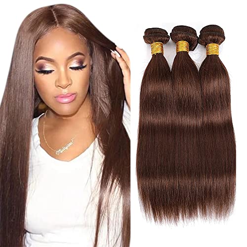12 14 16 Inch #4 Chocolate Brown Bundles Human...