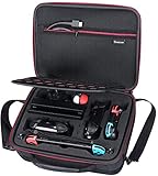 [Speizielles Design]: Ausgestattet mit einem vorgeformten trapezförmigen EVA. Reservieren Sie das trapezförmige EVA, für Nintendo Switch Konsole ohne Kristallgehäuse. Entfernen Sie das trapezförmige EVA, für die Nintendo Switch Konsole mit Kristallgehäuse. Erfüllen Ihre alle Bedürfnissen