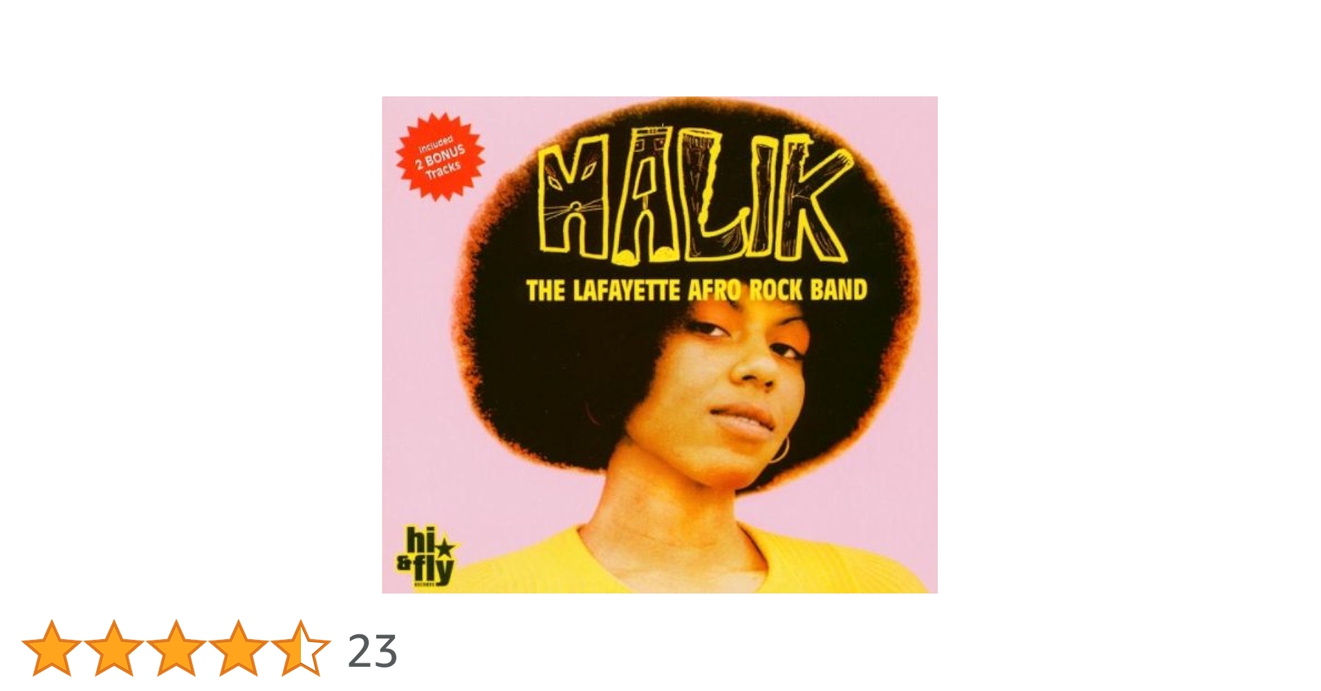 レコードTHE LAFAYETTE AFRO ROCK BAND/MALIK Malik | Lafayette Afro-Rock Band
