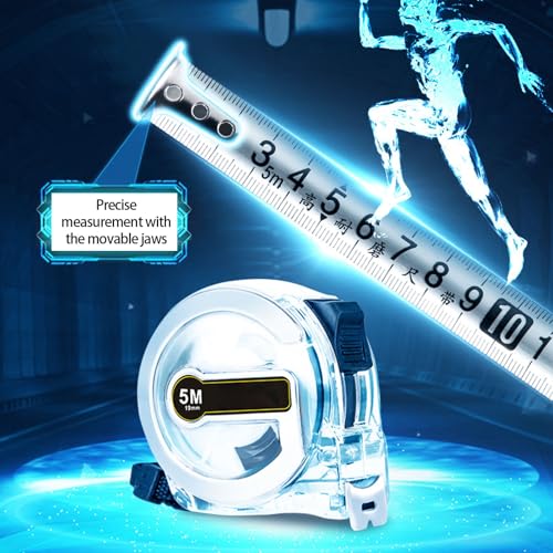 Cinta métrica de acero inoxidable 10 m x 25 mm ergonómica miniatura 3