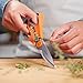 Fiskars All-purpose Kitchen Shears (8 Inch), 510041-1001,Orange