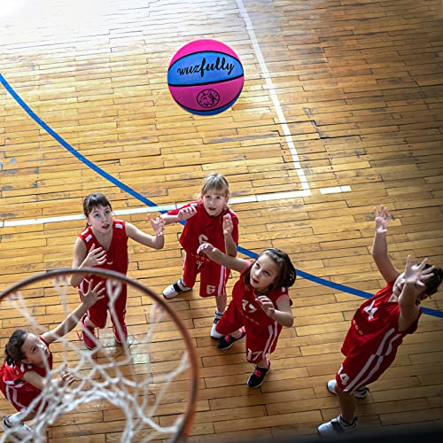 Wuzfully Basketball Kinder Erwachsene Indoor Outdoor Kleine Basketbälle Größe 5 für Drinnen Draußen