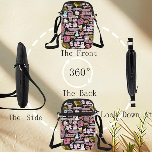 Image of LEVLO Singer Crossbody Bag Music Album Lover Gift Singer Concert Shoulder Bag Music Lover Tour Merchandise
