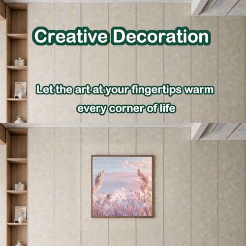 Image of Xinpinzhou Stamped Cross Stitch Kits for Adults - 11CT Plants Pre Printed Cross-Stitch Patterns, Advanced Embroidery Kit for Beginners, 12x12 in DIY Crossstitch Crafts for Wall Decor or Mum Gifts