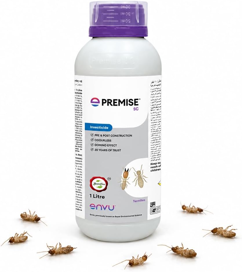 Premise Termite Control | Anti Termite Chemical for Construction | Pre & Post Construction Termite Killer Chemical | 1L