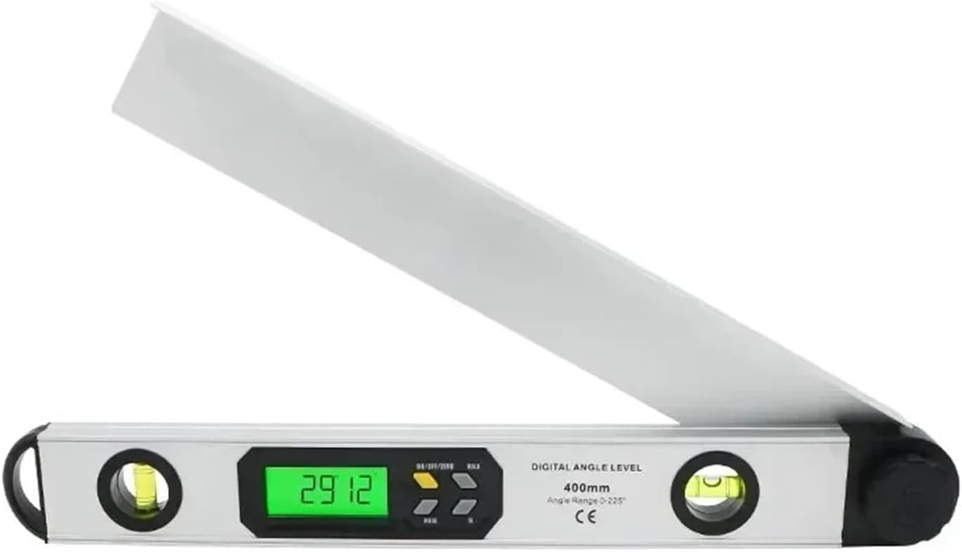 Digital Angle Finder Protractor Ruler Digital Goniometer 400mm 225°with Horizontal And Vertical Level LCD Display Ruler