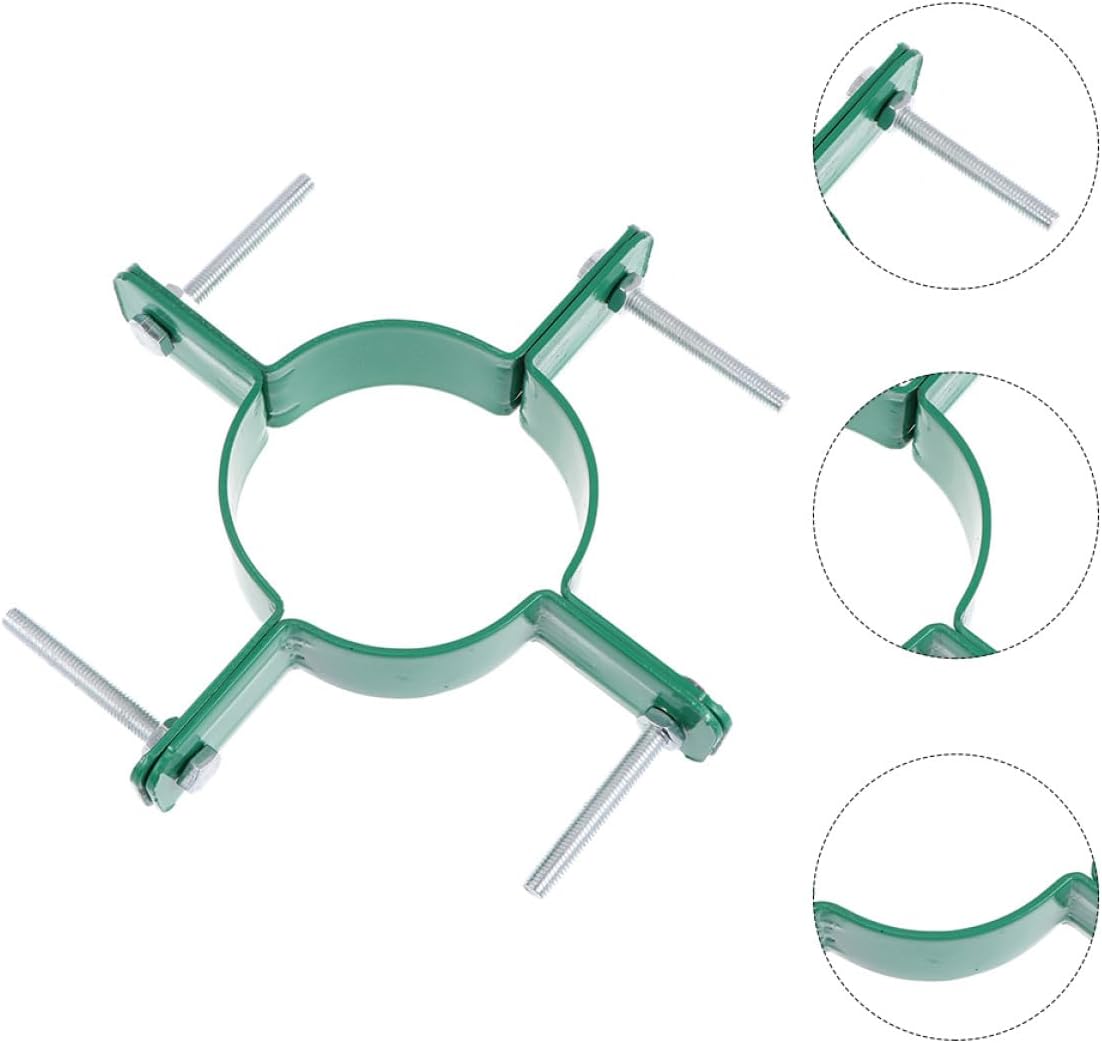 Tree Branch Support Holder with 15cm and 10cm Diameter Iron Clamps, Screw-Fixed Tree Branch Fixator for Garden and Outdoor Plant Support