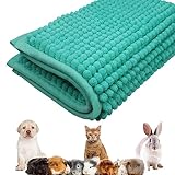 Nagudenfo Washable Pet Mat for use as Guinea Pig Mat,Muddy Mats for Dogs - 2 Pack 16' x 24' - Dirt and Water Absorbent Safe Non-Slip for Guinea Pig Cage Liner,Door Mat,Bath Mat