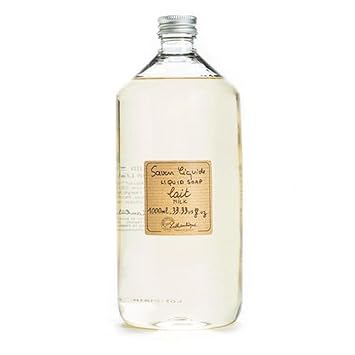 Lothantique Authentique Refill Milk Liquid Marseille Soap, 33.3 fl oz Bottle
