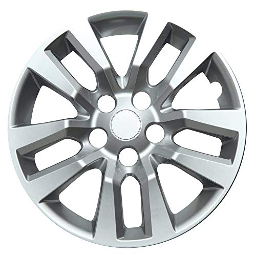 Auto Reflections Set Of 4 16" 10 Spoke Wheel Covers For Nissan Altima 2013-2018 - Silver #TOP1