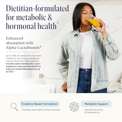 Image of FullWell Alpha Inositol+ Stick Packs - Hormonal, Ovarian & Metabolic Aid - 40:1 Myo-inositol to D-Chiro-inositol - Orange Cream - 60 Count (30 Servings)