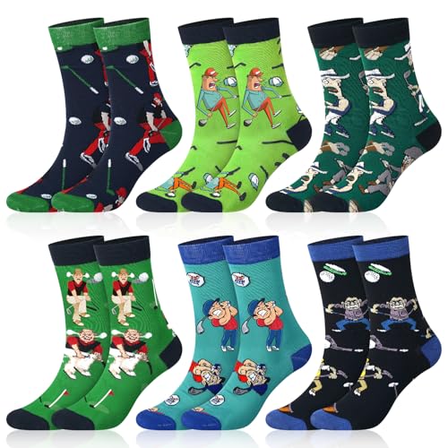 Shanker Funny Angry Golfer Socks