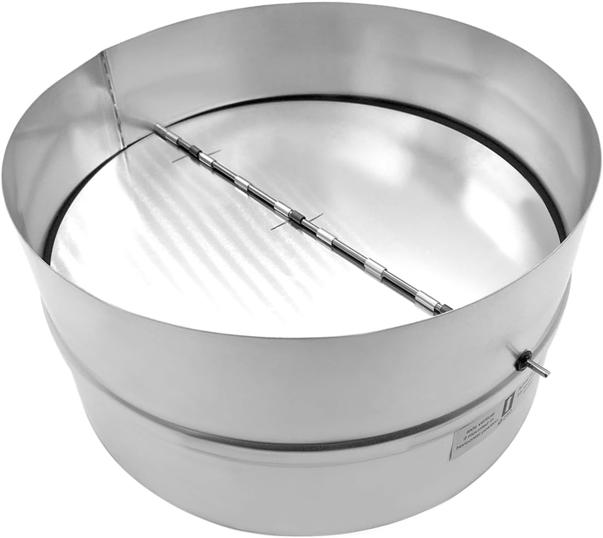 4 Inch Draft Blocker Backdraft Damper Duct Draft Stopper, One-Way Airflow Ducting Insert Backflow Preventer Inline Fan Vent Deflector for 4 Inch Duct Dryer Vent Hose(2Pcs)