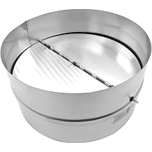 10 Inch Draft Blocker Backdraft Damper Duct Draft Stopper, One-Way Airflow Ducting Insert Backflow Preventer Inline Fan Vent Deflector for 10 Inch Duct Dryer Vent Hose1Pcs