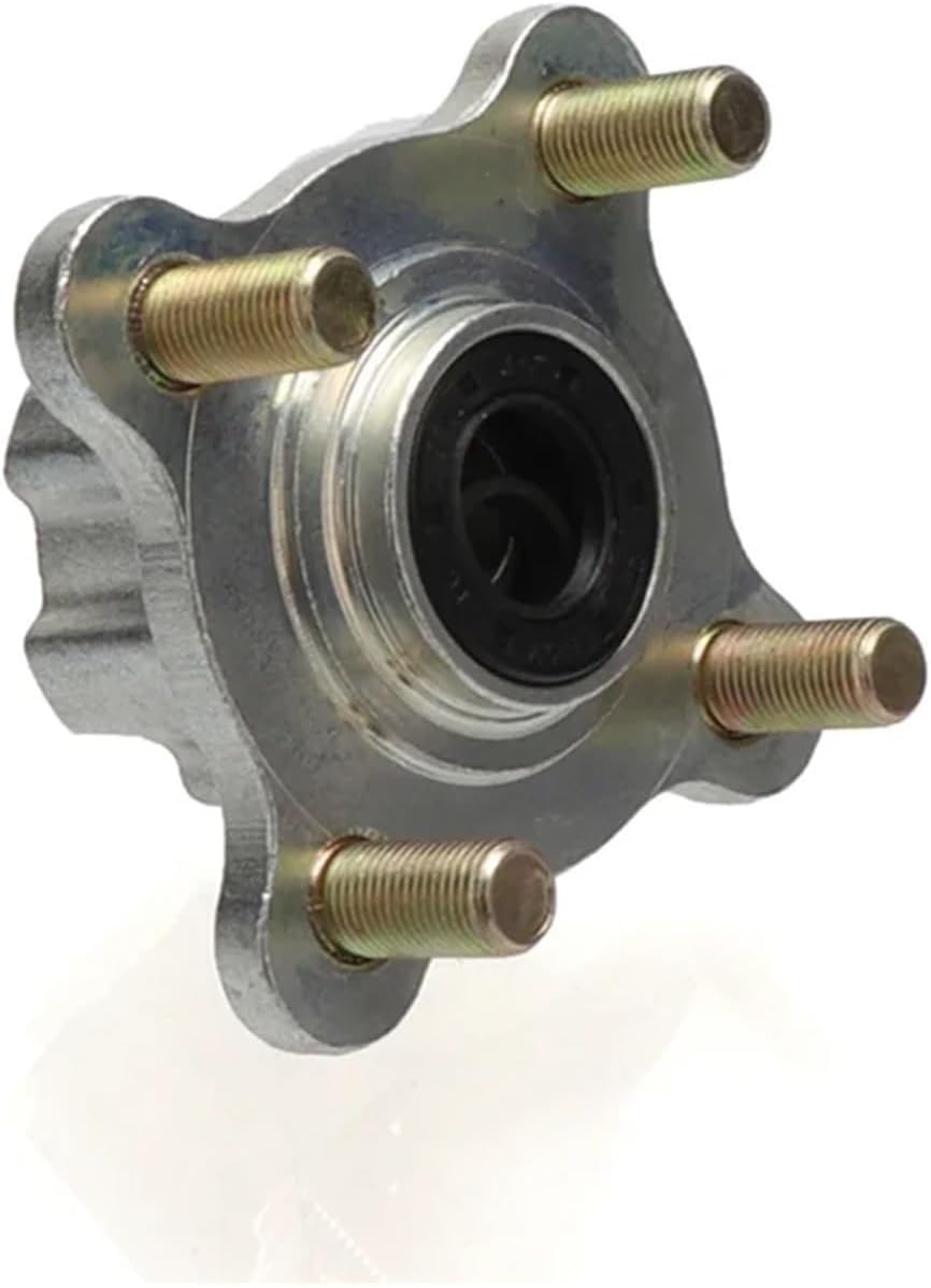 ATV Front Wheel 100mm*M14 Stud Disc Brake Hub 20mm-20mm for 150cc 250cc 300cc Dirt Bike Kart SUV Kart Quad Bike Parts(Silver)