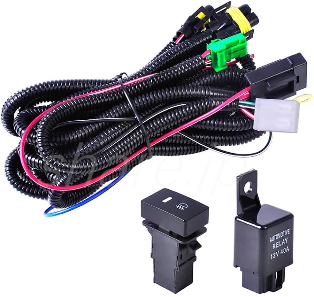 Amazon.co.jp: フォグランプ リレーハーネス フォグ 配線 LED
