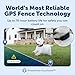 PetSafe Guardian GPS 2.0 Dog Fence + Tracking - Wireless GPS Dog Fence - Real-Time Tracking - Custom Boundaries System - Waterproof Collar - Comfortable Fit