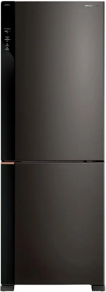 Geladeira Inteligente B= Smart Brastemp Frost Free Inverse 500 Litros Cor Black Inox - BRE66AE Bivolt