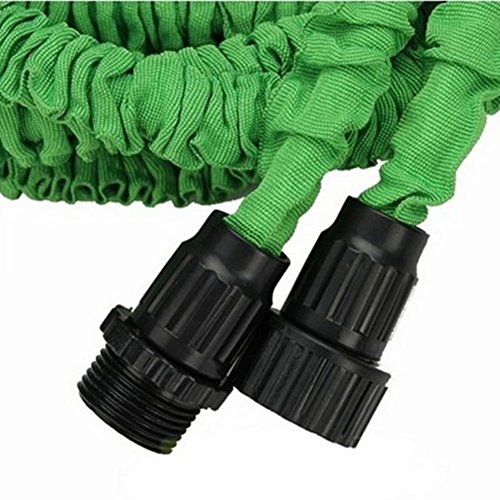 EBOFAB 50 Feet Expandable Garden Hose Pipe for Car Washing Gun 7 Adjustable Modes Plastic Hoses Pipe Garden Pipe(Multicolour)