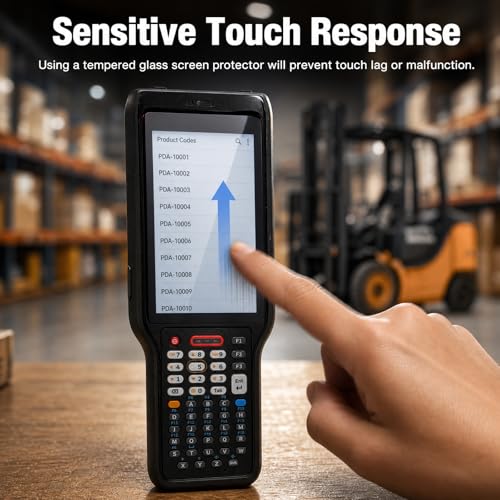 CK62 Tempered Glass Screen Protector Replacement for CK62 Barcode Scanner Handheld Mobile Computer, Replace CK62-SP-10PK Protective Film, 3Pcs 4.0-inch Protection by EXCEMO - Used condition - Image 6