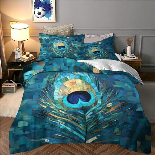 Housse de couette empreintes de pattes en microfibre premium avec impression 3D durable - 6